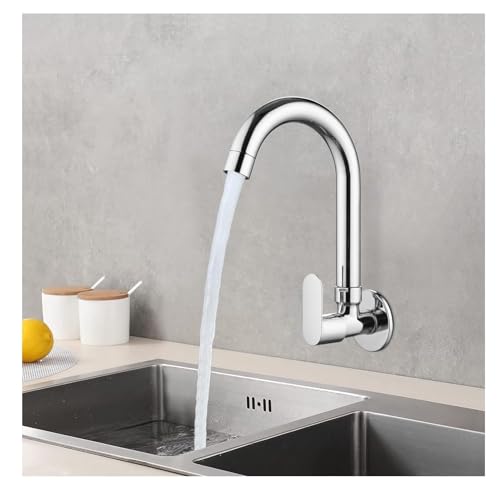 Image of CLINTON Kitchen Sink Cock with 360 Degree Swivel Spout | Kitchen Sink Tap | Kitchen Faucet | Tap for Kitchen Sink (Capsule)