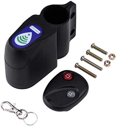 YTFU Alarme antivol sans fil pour vélo avec télécommande, alarme de sécurité pour vélo et moto avec capteur de vibration Cover