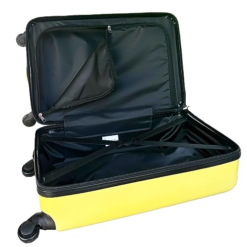 HARRY POTTER Luggage Carry On Hardshell Rolling Luggage Suitcase with Spinner Wheels Travel Bag Gifts Merchandise Travel Stuff - Hufflepuff4