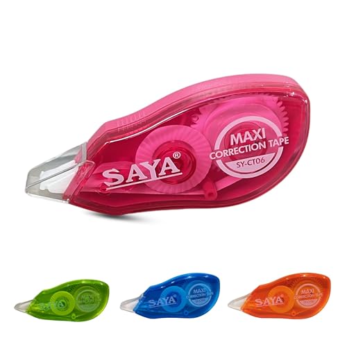 Saya® Correction Tape - 6 Meter Tape for Instant Corrections - Id...