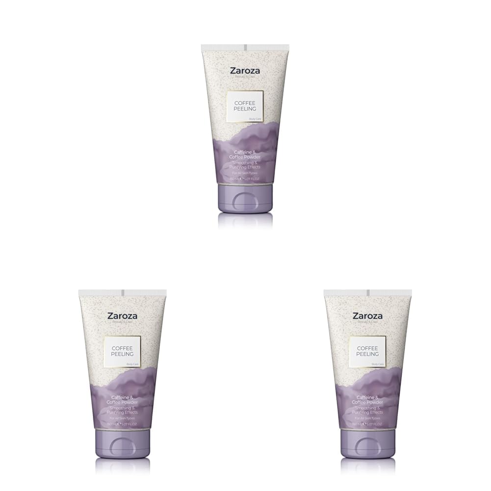 Zaroza Arındırıcı Ve Besleyici Vücut Peelingi Kahve & Kafein & Kayısı Çekirdeği 150 ml (3 paketi)