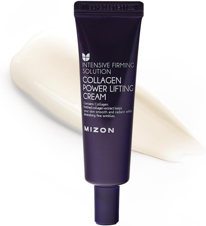 [MIZON] COLLAGEN POWER LIFTING CREAM (35ml) Korean Skincare – Face Cream – 75% Marine Collagen Extract – Ultra Moisturizing – Anti-Aging Care