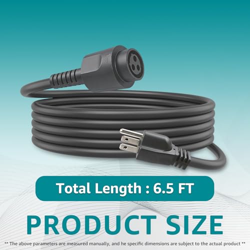 Replacement for Dewalt 399063-02 399063-00 Router Cord Compatible with DeWalt DW616 DW616D DW616K DW618 DW618B3 etc.
