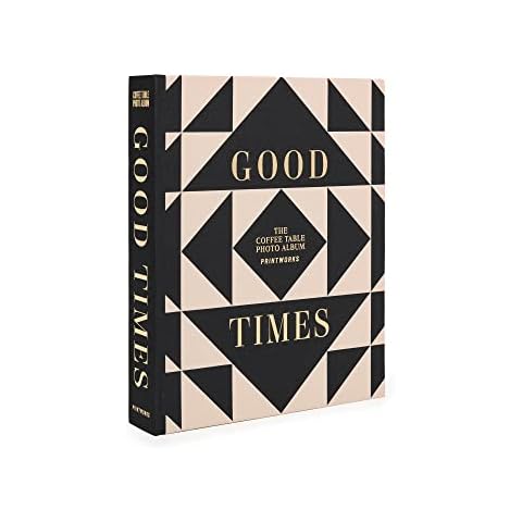 PrintWorks Women's Good Times Photo Album, Black, One Size Cover