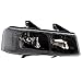 Brock Aftermarket Replacement Driver Left Passenger Right Halogen Composite Headlight Assembly Set Compatible With 15879433 15879432
