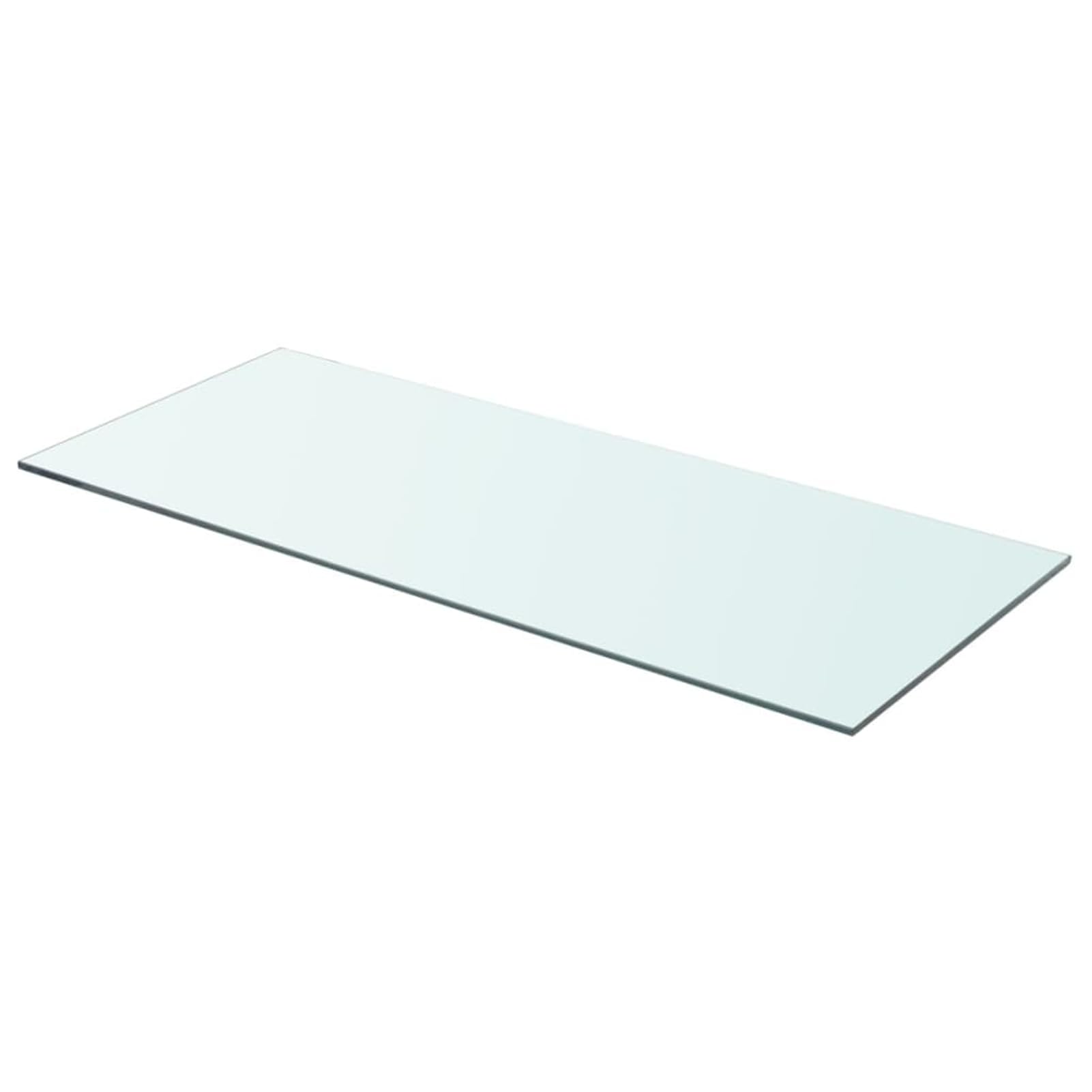 Homgoday Panel de Estante Vidrio Claro 70x30 cm exhibición de Productos