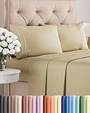 Queen Size 4 Piece Sheet Set - Comfy Breathable & Cooling Bed Sheets Set - Hotel Luxury...