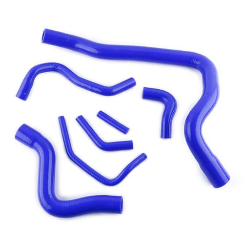 JOIUYOLJ 3 Layer Silicone Coolant Radiator Hose Kit Tube Compatible with 1993-1997 Volvo 850 T5 T5R 1998-2004 S70 V70 T5 2.3T… (blue)