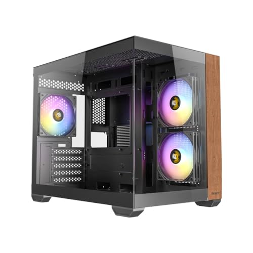Antec BOITIER MINI TOUR MICRO-ATX ANTEC CX600M WOOD RGB AVEC PANNEAUX VITRES (0-761345-10138-7)