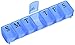 Apex 7-Day Ultra Bubble-Lok Pill Organizer (Large, Translucent Blue)