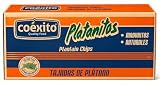 CAJA DE PLATANITOS VERDE CON SAL - COEXITO - CHIPS DE PLATANO VERDE CON SAL - 24 UNIDADES DE 80 GRAMOS CADA UNA