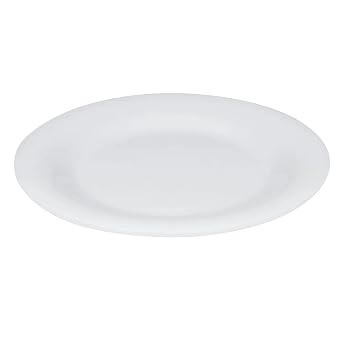 GET 6 1/2" Wide Rim Melamine Appetizer Plate Set of 4