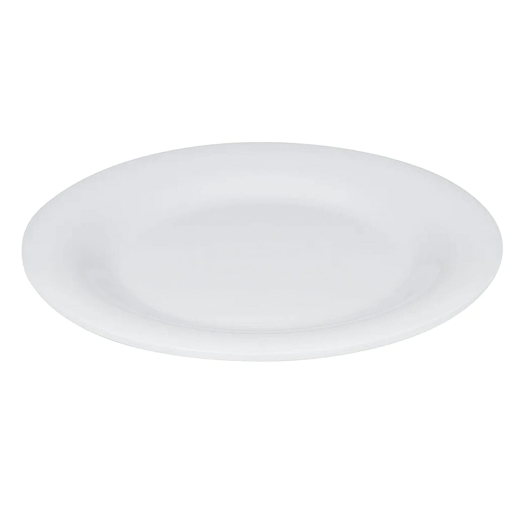 G.E.T. Enterprises WP-6-DW-EC 6.5" Wide Rim Plate, Diamond White, Large (Pack of 4)