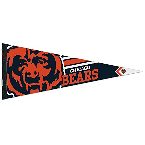 Fanion NFL Chicago Bears 30x76 cm pour la décoration d'un man cave