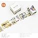 Produktbild IENGWG Vintage Zeitung Karte Washi Tape DIY Dekoration Scrapbooking Planer Klebeband Klebeband Aufkleber Briefpapier   12