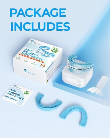 Kaitse Anti Snoring Device for Sleep: 3-Position Adjustable & Reusable Mouthpiece for Adults Designed to Help Reduce Snoring for Better Sleep