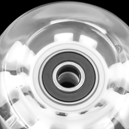 Ieron LED-Leuchtroller, Flash-Skate-Räder, 4er-Pack leuchtende Leuchten mit Skate-Roller, Kugellager, Quad-Rollschuh-Räder für zweireihiges Skaten, Skateboard