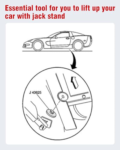 Image of 4PCS Lifting Jack Pad for Chevy Corvette C5 C6 C7 Puck Jack Point Billet Upgraded Aluminum Lift Point Adapter