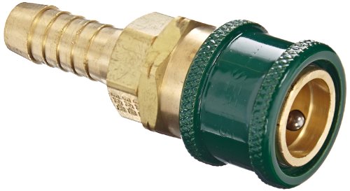 Eaton Hansen GR608 Brass 600 Series Oxyacetylene Service, Coupler Socket, 1/4