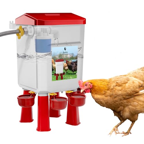 Automatic Chicken Waterer with 60-inch Hose