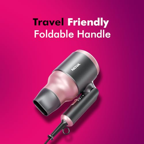 NOVA NHP 8223 Professional Hair Dryer (2000 Watts, Rose Gold) view 2