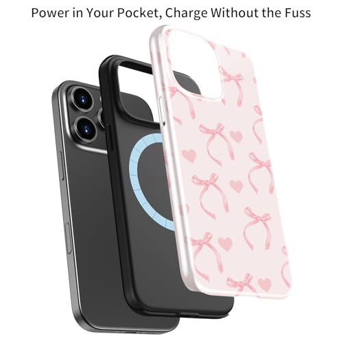 MERRO for iPhone 14 Pro Case,Cute Aesthetic Flower,MagSafe Compatible - image 3