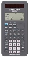 Texas TI-30X Prio MathPrint Wissenschaftlicher Schulrechner (IQB, Solar/Batterie) Grau