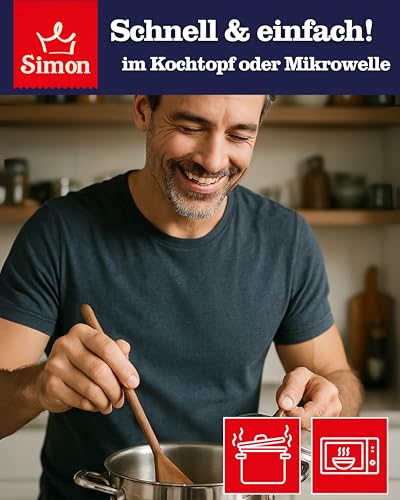 SIMON Delikatess Rindergulasch 300 g I Zartes Rindfleisch in herzhafter Sauce I Fertiggericht in recyclebarer Konserve I Authentische Hausmannskost