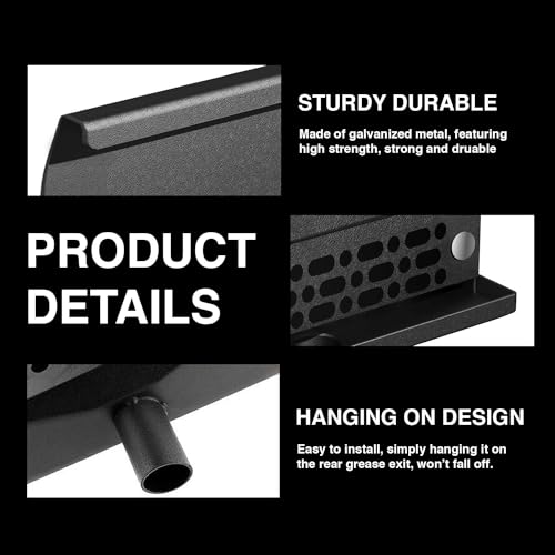 rear grease drainage system for blackstone griddle equipped with enclosed grease catcher funnel blackstone griddle accessory