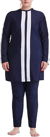 YEESAM Muslim Swimsuits for Women Plus Size Burkini Islamic Swimming Suit Hijab
