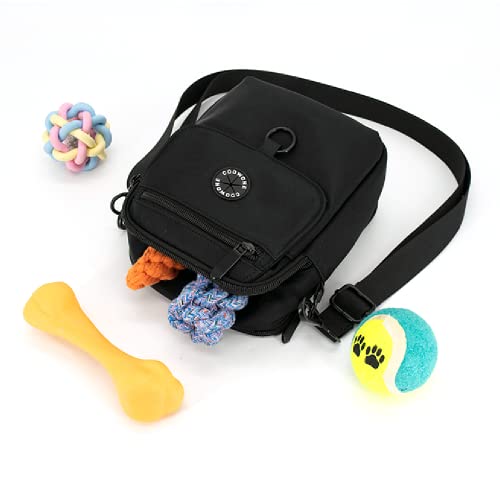 COOWONE Dog Walking Bag Black