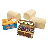 Colorations Decorate Your Own Papier-Mache Treasure Chests - Set of 12
