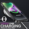 JETech Case for iPhone 14 6.1-Inch, Non-Yellowing Shockproof Phone Bumper Cover, Anti-Scratch Clear Back (Black)
