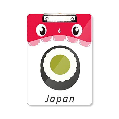 Porte-bloc traditionnel japonais Maki Sushi Mouth Noir A4 pour organisation
