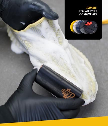 Crep Protect Cure Ultimate Shoe Cleaning Travel Kit | Suitable For Suede, Nubuck, Canvas, Knit & White Sneakers |Shoe Care Kit - Natural Cleaning Solution, Premium Brush, Highly Absorbent Microfiber