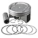 ZiKueeo Universal 13101-ZY6-000 Piston Set (+0.5mm) Compatible with Marine Outboard Motors BF115-BF150 ZY6 +0.50 Piston 13101ZY6000 4 Kits