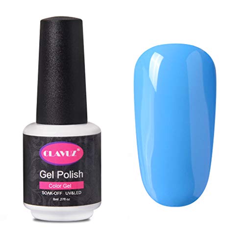 CLAVUZ Gel Nail Polish Magic Blue Soak Off UV Gel Lacquer Salon Nail Art Manicure Varnish 8ML CLAVUZ Gel Nail Polish Magic Blue Soak Off UV Gel Lacquer Salon Nail Art Manicure Varnish 8ML