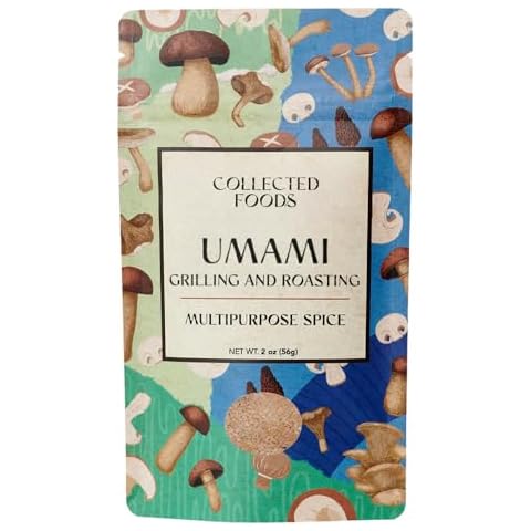 Premium Gourmet Umami Mushroom Salt: Unique Umami Seasoning Blend Crafted in Small Quantities by Collected Foods Cover