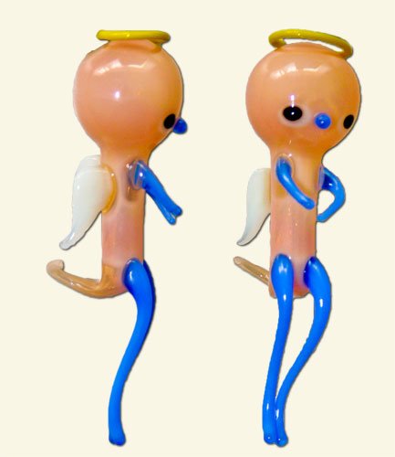 Lauschaer Glaskunst Cartesian Diver Angel