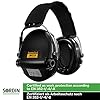 Sordin Supreme Pro-X Ear Defenders for Hunting & Shooting - Active & Electronic - Textile Band & Gel Kits - Black Ear Muffs #5