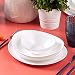 Produktbild Karaca Pure 24-teiliges Tafelservice, Glas-Geschirrset für 6 Personen, Elegantes, hitzebeständiges, Geschirr Set für den täglichen Gebrauch und besondere Anlässe, Weiß Teller Set