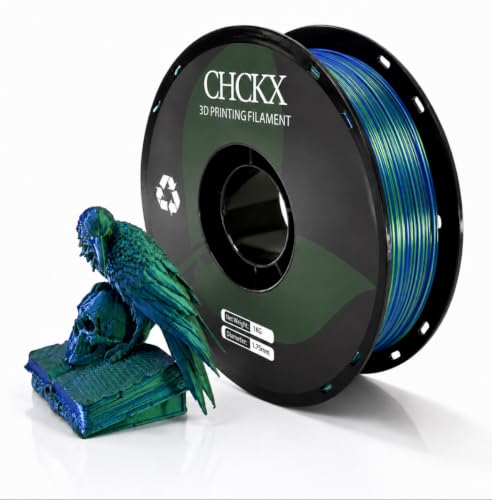 CHCKX Dual-Color Silk PLA Filament (Blue/Green), 1kg