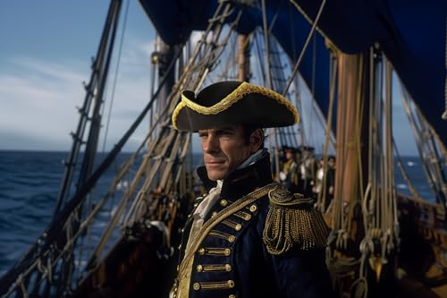 Image of HOMELEX Pirate Tricorn Hat for Adults Halloween Costume | Adult pirate tricorn hat in black, brown, or gold for Halloween, colonial costumes, parties, stage, and photos.
