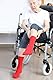 Rainbow Socks - Damen Herren Baumwolle Diabetiker Socken Ohne Gummibund - 1 Paar - Rot - Größen 44-46