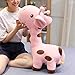 Juguete De Felpa Linda Jirafa Muñeca Almohada De Muñeca De Trapo Grande para Apaciguar Regalo De Cumpleaños Regalo Niña 38 Cm Rosa