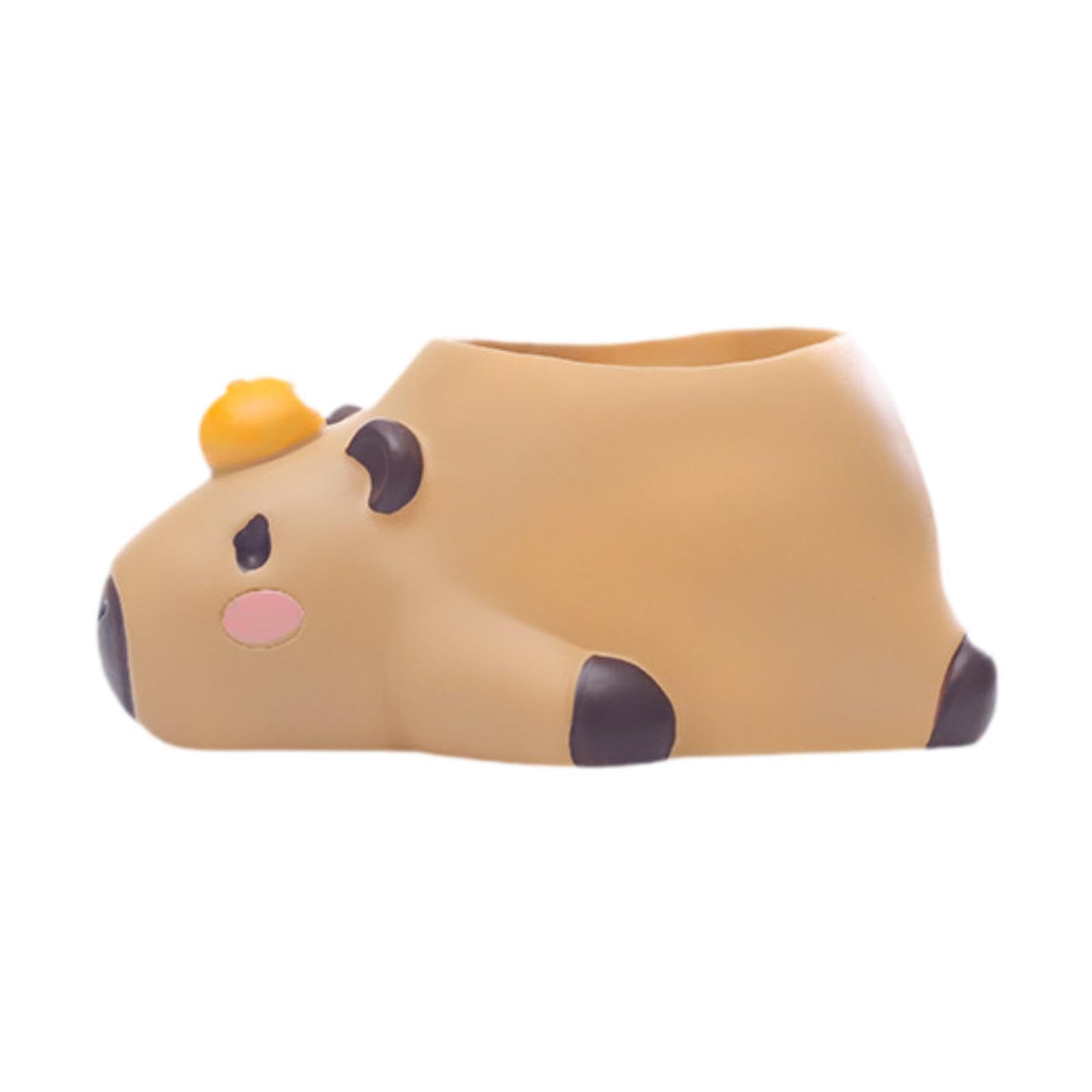 Zambuph Flower Pot Unique Cute Multipurpose Flower Planter For Home Kitchen Arrangement Storage Container Gift Home Kitchen Bedroom Animal Flowerpot With, Lie Prone