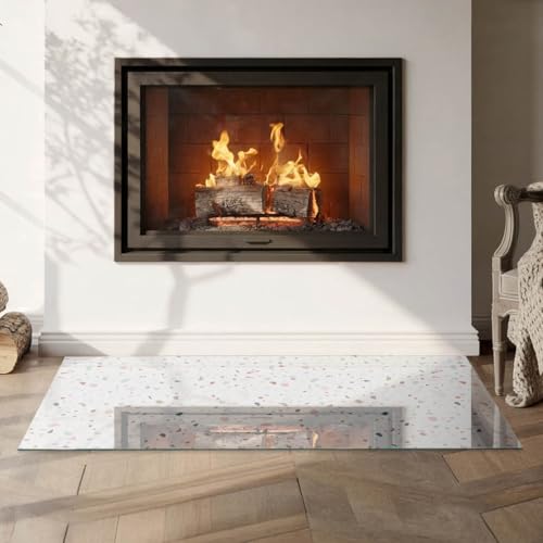 Placa base de cristal texturizado de 100x50 cm con cantos pulidos de alta resistencia 5