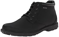 Rockport Men's Storm Surge Water Proof Plain Toe Boot, Black, 7 Wide