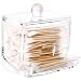 Produktbild Acryl Wattestäbchen Aufbewahrung Spender Wattepads Behälter Box Kosmetik Halter Organizer Transparent