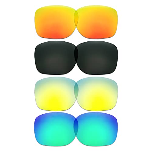 Lentilles compatibles Oakley Crossrange : verres de rechange solaires 4 couleurs
